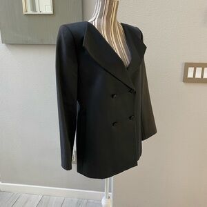 Linda Allard Ellen Tracy Double Breasted Blazer